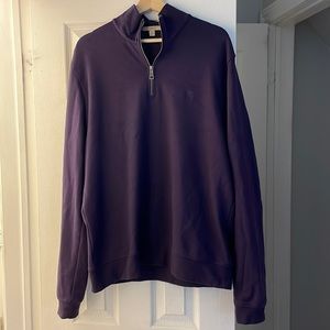 Burberry half zip XL